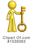 Yellow Design Mascot Clipart #1539363 by Leo Blanchette