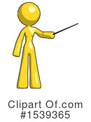 Yellow Design Mascot Clipart #1539365 by Leo Blanchette