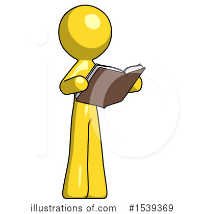 Royalty-Free (RF) Yellow Design Mascot Clipart Illustration by Leo Blanchette - Stock Sample #1539369