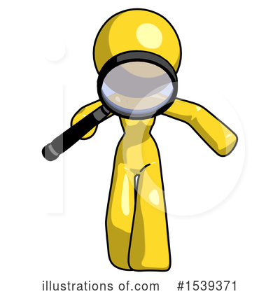 Royalty-Free (RF) Yellow Design Mascot Clipart Illustration by Leo Blanchette - Stock Sample #1539371
