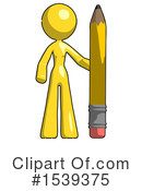 Yellow Design Mascot Clipart #1539375 by Leo Blanchette