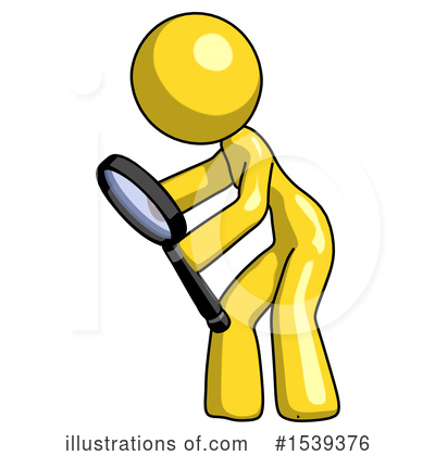 Royalty-Free (RF) Yellow Design Mascot Clipart Illustration by Leo Blanchette - Stock Sample #1539376