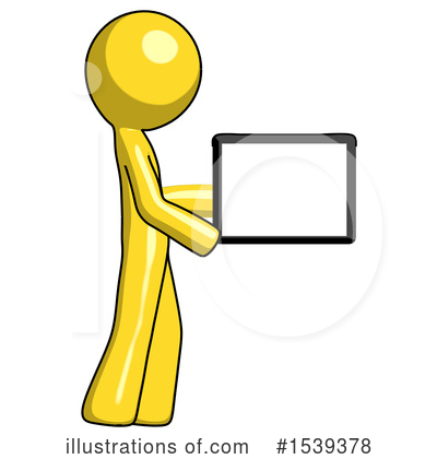 Royalty-Free (RF) Yellow Design Mascot Clipart Illustration by Leo Blanchette - Stock Sample #1539378
