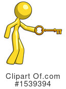 Yellow Design Mascot Clipart #1539394 by Leo Blanchette