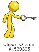 Yellow Design Mascot Clipart #1539395 by Leo Blanchette