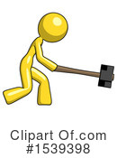 Yellow Design Mascot Clipart #1539398 by Leo Blanchette