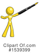 Yellow Design Mascot Clipart #1539399 by Leo Blanchette