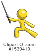 Yellow Design Mascot Clipart #1539410 by Leo Blanchette