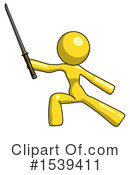 Yellow Design Mascot Clipart #1539411 by Leo Blanchette