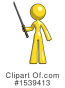 Yellow Design Mascot Clipart #1539413 by Leo Blanchette