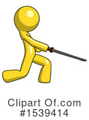 Yellow Design Mascot Clipart #1539414 by Leo Blanchette