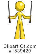 Yellow Design Mascot Clipart #1539420 by Leo Blanchette