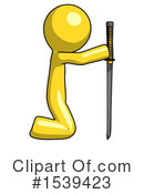 Yellow Design Mascot Clipart #1539423 by Leo Blanchette