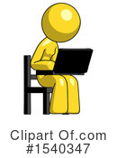 Yellow  Design Mascot Clipart #1540347 by Leo Blanchette