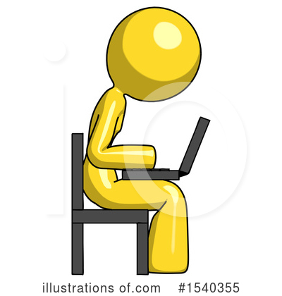 Royalty-Free (RF) Yellow  Design Mascot Clipart Illustration by Leo Blanchette - Stock Sample #1540355
