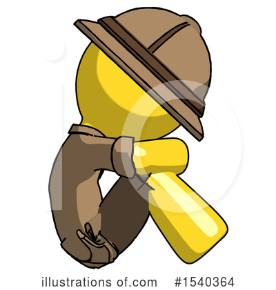 Royalty-Free (RF) Yellow  Design Mascot Clipart Illustration by Leo Blanchette - Stock Sample #1540364