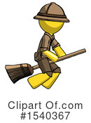 Yellow  Design Mascot Clipart #1540367 by Leo Blanchette