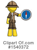 Yellow  Design Mascot Clipart #1540372 by Leo Blanchette