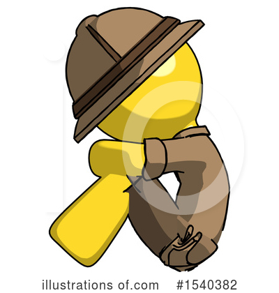Royalty-Free (RF) Yellow  Design Mascot Clipart Illustration by Leo Blanchette - Stock Sample #1540382