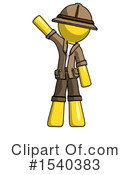 Yellow  Design Mascot Clipart #1540383 by Leo Blanchette