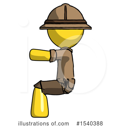 Royalty-Free (RF) Yellow  Design Mascot Clipart Illustration by Leo Blanchette - Stock Sample #1540388