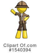 Yellow  Design Mascot Clipart #1540394 by Leo Blanchette