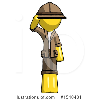 Royalty-Free (RF) Yellow  Design Mascot Clipart Illustration by Leo Blanchette - Stock Sample #1540401