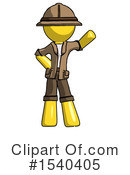 Yellow  Design Mascot Clipart #1540405 by Leo Blanchette