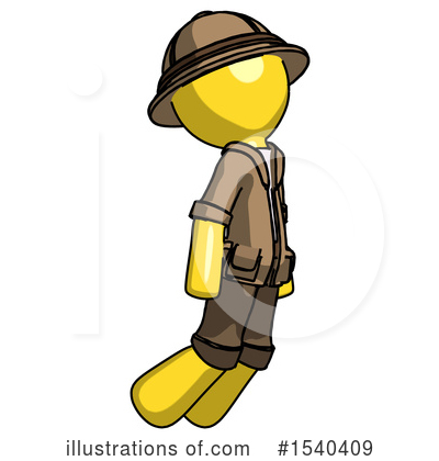 Royalty-Free (RF) Yellow  Design Mascot Clipart Illustration by Leo Blanchette - Stock Sample #1540409