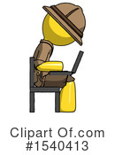 Yellow  Design Mascot Clipart #1540413 by Leo Blanchette