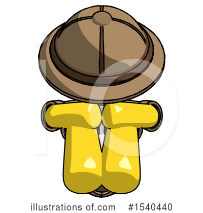 Royalty-Free (RF) Yellow  Design Mascot Clipart Illustration by Leo Blanchette - Stock Sample #1540440