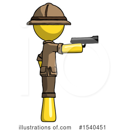 Royalty-Free (RF) Yellow  Design Mascot Clipart Illustration by Leo Blanchette - Stock Sample #1540451