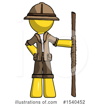 Royalty-Free (RF) Yellow  Design Mascot Clipart Illustration by Leo Blanchette - Stock Sample #1540452
