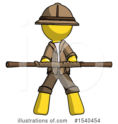 Royalty-Free (RF) Yellow  Design Mascot Clipart Illustration by Leo Blanchette - Stock Sample #1540454