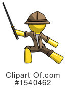 Yellow  Design Mascot Clipart #1540462 by Leo Blanchette