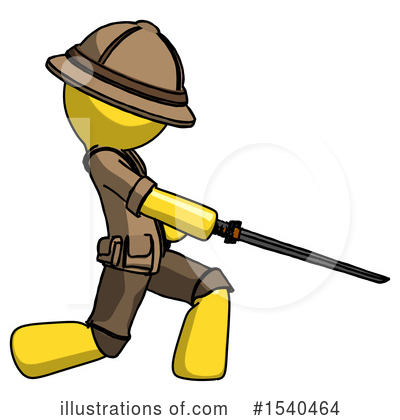 Royalty-Free (RF) Yellow  Design Mascot Clipart Illustration by Leo Blanchette - Stock Sample #1540464