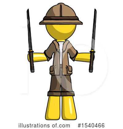 Royalty-Free (RF) Yellow  Design Mascot Clipart Illustration by Leo Blanchette - Stock Sample #1540466