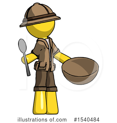 Royalty-Free (RF) Yellow  Design Mascot Clipart Illustration by Leo Blanchette - Stock Sample #1540484