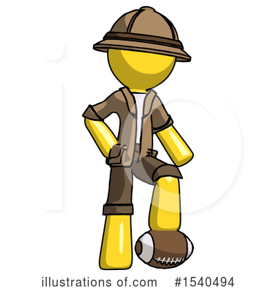 Royalty-Free (RF) Yellow  Design Mascot Clipart Illustration by Leo Blanchette - Stock Sample #1540494
