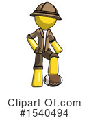 Yellow  Design Mascot Clipart #1540494 by Leo Blanchette