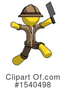 Yellow  Design Mascot Clipart #1540498 by Leo Blanchette