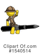 Yellow  Design Mascot Clipart #1540514 by Leo Blanchette