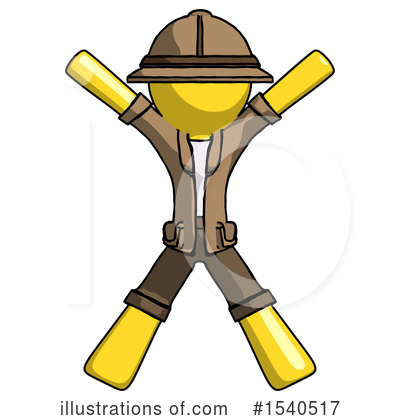 Royalty-Free (RF) Yellow  Design Mascot Clipart Illustration by Leo Blanchette - Stock Sample #1540517