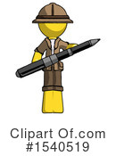 Yellow  Design Mascot Clipart #1540519 by Leo Blanchette