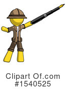 Yellow  Design Mascot Clipart #1540525 by Leo Blanchette