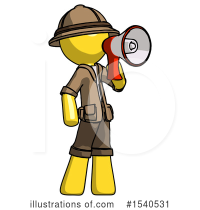 Royalty-Free (RF) Yellow  Design Mascot Clipart Illustration by Leo Blanchette - Stock Sample #1540531