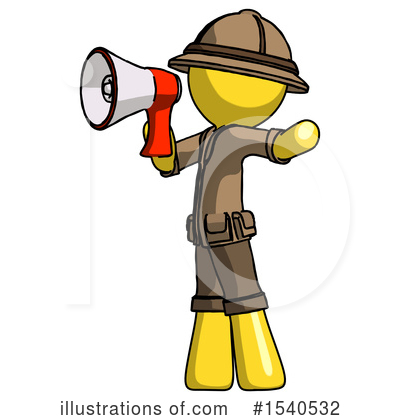 Royalty-Free (RF) Yellow  Design Mascot Clipart Illustration by Leo Blanchette - Stock Sample #1540532