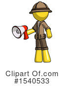 Yellow  Design Mascot Clipart #1540533 by Leo Blanchette