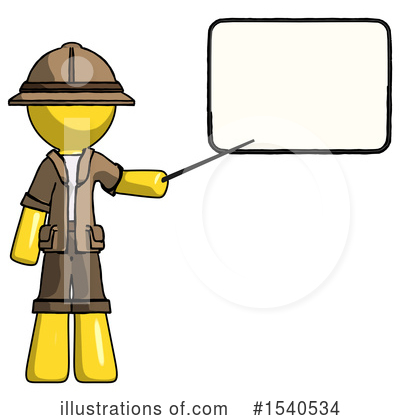 Royalty-Free (RF) Yellow  Design Mascot Clipart Illustration by Leo Blanchette - Stock Sample #1540534
