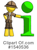 Yellow  Design Mascot Clipart #1540536 by Leo Blanchette